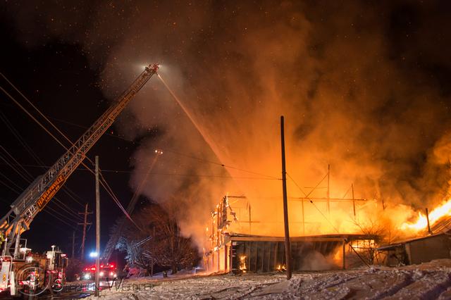 Barn Fire - Landis Rd. - Lower Salford Twp. - 02/03/2014